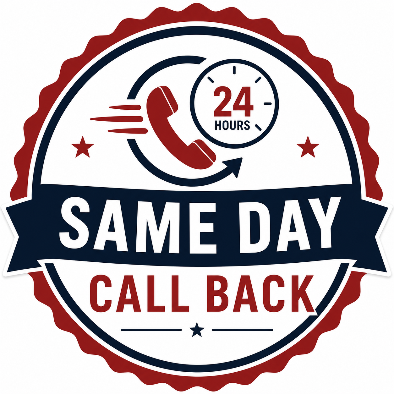 Same-day callbacks badge